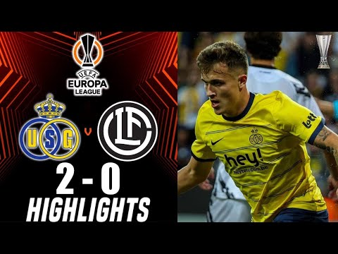 Union Saint Gilloise 2-0 Lugano | Europe League 2023/24 | Highlights and Goals
