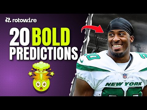 Thumbnail for 20 BOLD Predictions BEFORE Week 1 of Fantasy Football