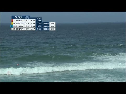 Fired-Up Jadson Andre Surfs to Win in Round Two