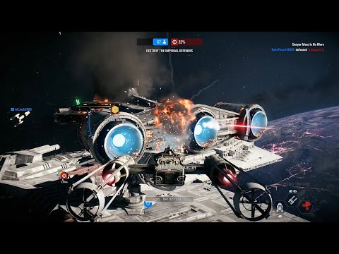 Star Wars Battlefront 2: Starfighter Assault Gameplay (No Commentary)