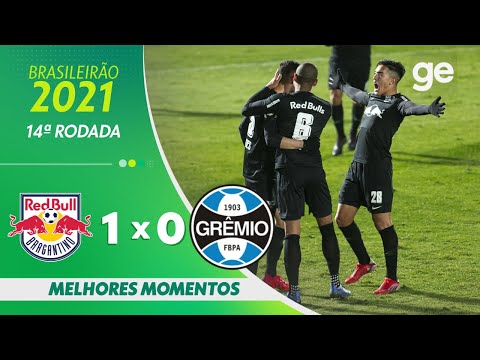 Gols e lances de Red Bull Bragantino x Grêmio