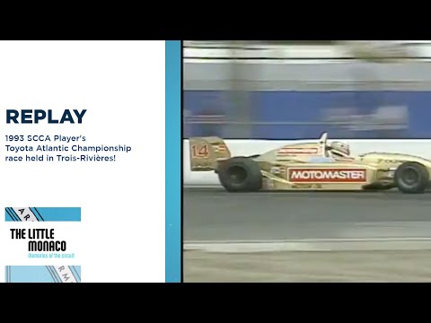 REPLAY - Championnat SCCA Player's Toyota Atlantic 1993 à Trois-Rivières avec les débuts du jeune JV