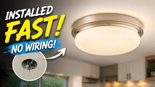 DIY Kitchen Lighting: No Electrical Box Needed!
