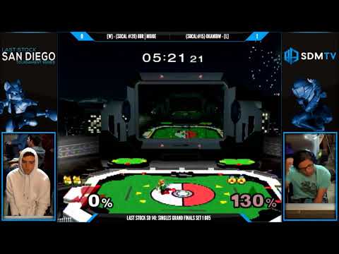 LSSD 141 - 8BR | MoJoe (Fox) vs. OkamiBW (Sheik) - SSBM Grand Finals Set 1 - Smash Melee