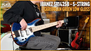 Download lagu Ibanez SR Premium Basses | SR1425B - 5-String - Caribbean Green Low Gloss mp3
