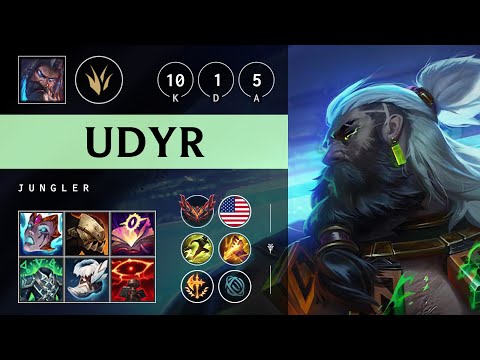 Udyr Jungle vs Kha'Zix - NA Grandmaster Patch 25.09