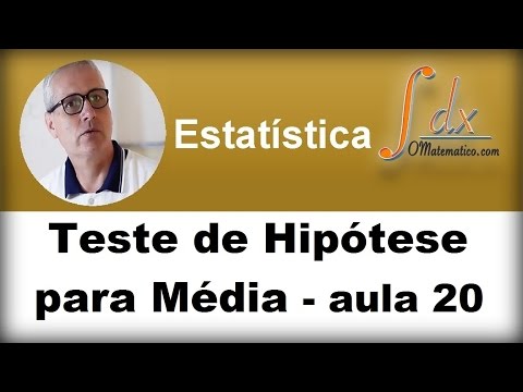 Grings - Teste de Hipótese para Média aula 20