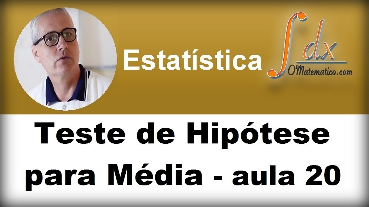 Grings - Teste de Hipótese para Média aula 20