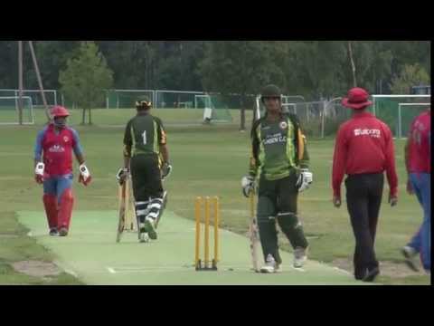 Good Decision By Umpire Fazil Mir !! ( Sinsen Vs Sentrum ) T-20 Norway 2014