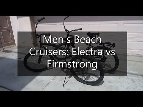 Bike Review: Electra Single Speed vs Firmstrong Bruiser 3 Speed #BeachCrusier #Electra #Firmstrong