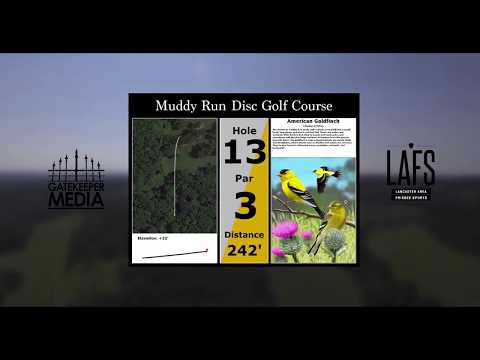 Muddy Run Disc Golf Course | Hole 13 Layout | Holtwood, PA