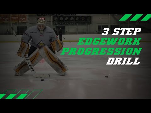 3 Step Edgework Hockey Goalie Skating Drill (progression) thumbnail