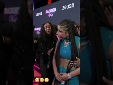 Chrisean Rock 😳😳 #chriseanrock #blueface #baddieswest #zeus #fight #wack100 #natalienunn