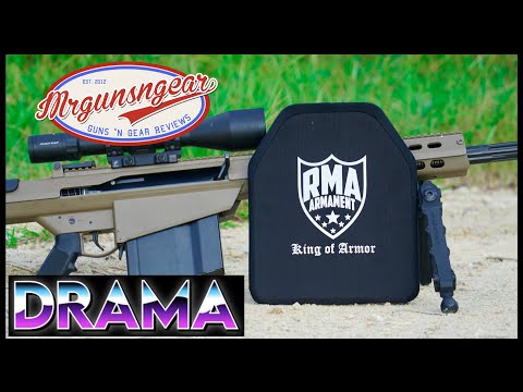 RMA 1155 Level IV Armor Plate Drama?   Let's Test One & Find Out! 🇺🇸
