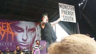 Chelsea Grin - Playing With Fire live at Vans Warped Tour 7/23/ 2016 Chicago