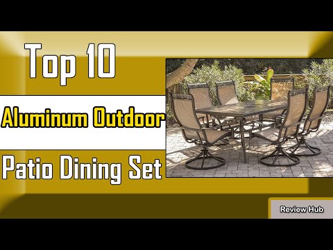 PHI VILLA 5 Pieces Outdoor Round Dining Set for 4, Steel Circle Table with Umbrella Hole & Swivel Wrought Iron Gray Chairs, Modern Dining Furniture Set with Cushions for Patio, Deck, Yard, Porch video review thumbnail