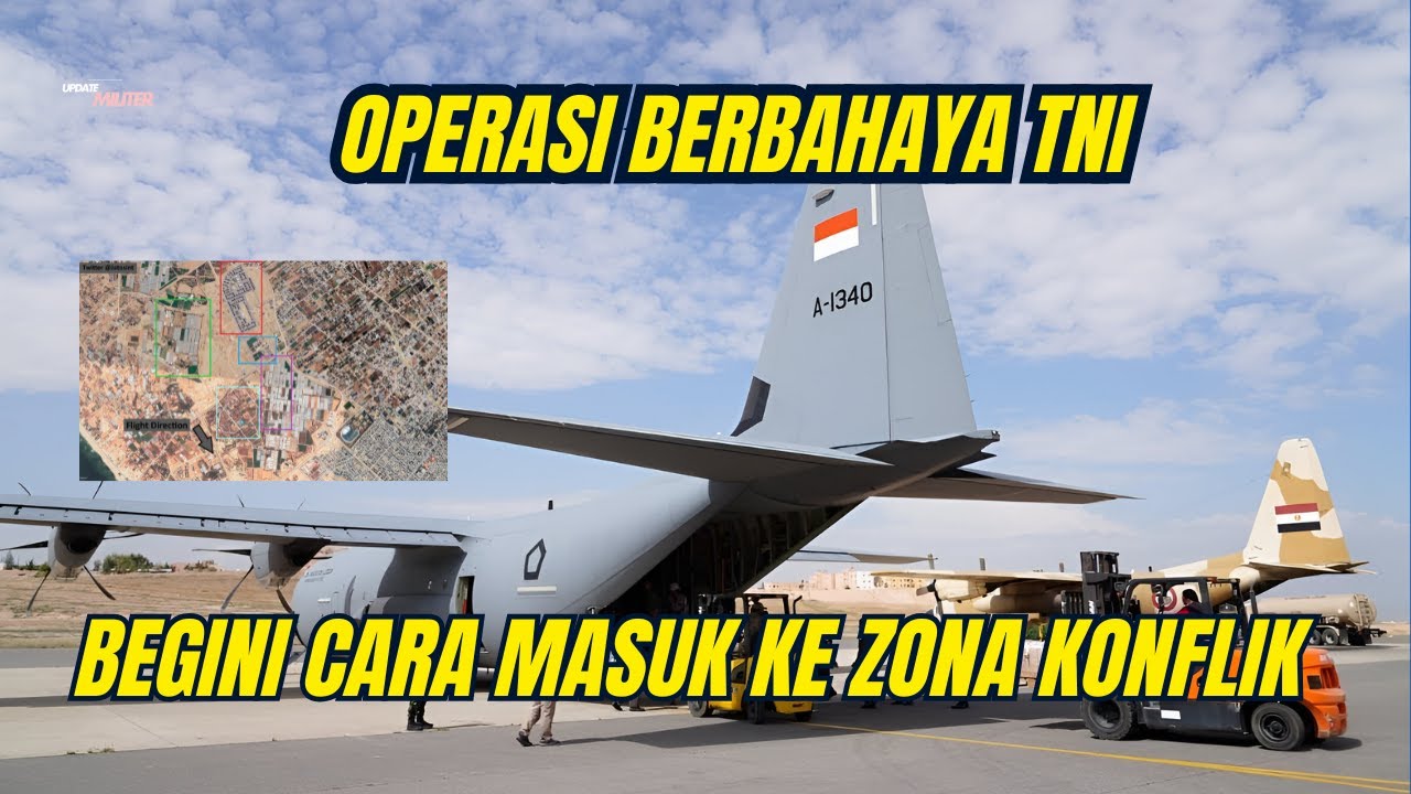 BAGAIMANA CARA TNI AU MASUK KE ZONA PERANG TIMUR TENGAH ? INI PENJELASANNYA