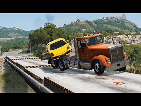 BeamNG.Drive Cars vs Trembling Bridge: A Thrilling Race to the Finish
