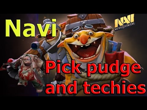 Navi pick pudge and techies! Omg