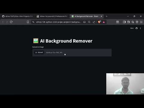 Ai Background Remover Python Mini Project