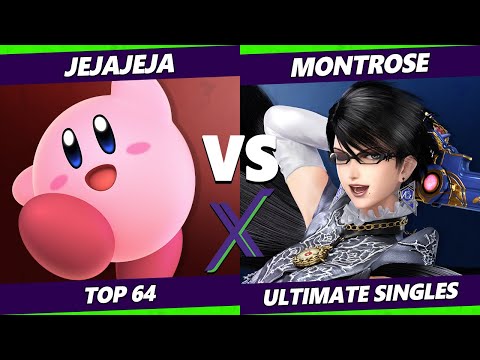 S@X 390 Online Top 64 - JeJaJeJa (Kirby) Vs. Montrose (Bayonetta) Smash Ultimate - SSBU