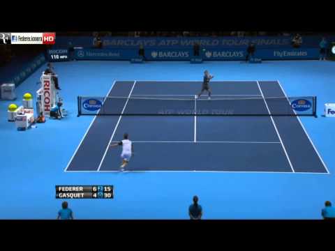 ATP WTF London 2013 RR2  Federer Vs Gasquet Highlights HD