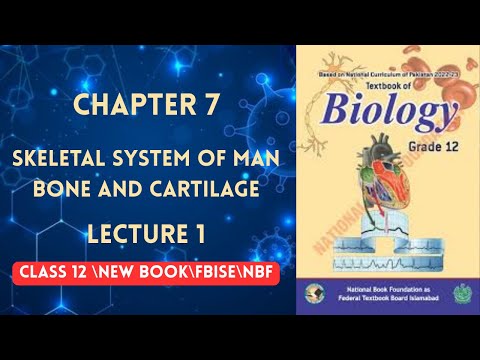 BONES & CARTILAGE | SKELETAL SYSTEM OF MAN |Chapter 7|CLASS 12| Biology |National book foundation