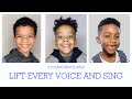 3 Young Kings sing Lift Every Voice and Sing