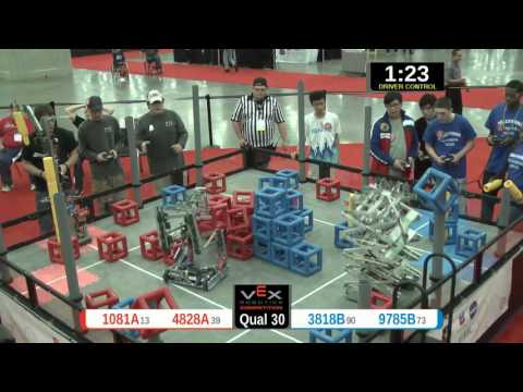 2015 VRC Sci Q30 - 1081A 4828A vs 3818B 9785B - 51 to 40 - VEX Worlds 2015 - Science Division