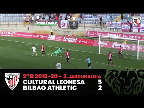 Imagen de portada del video ⚽️ Resumen I J3. 2ª Div. B I Cultural Leonesa 5-2 Bilbao Athletic