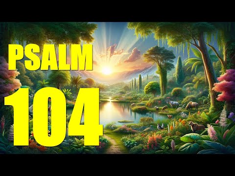 Psalm 104 Reading:  O Lord, My God, You Are Very Great (With words - KJV)