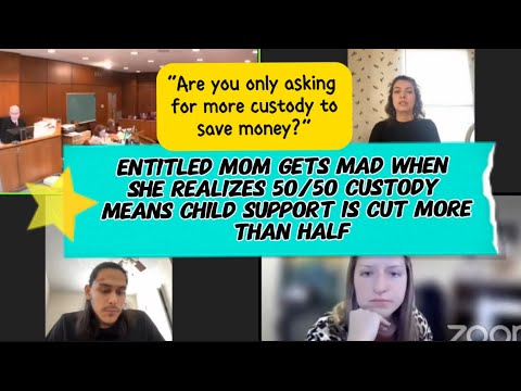 Entitled Mom Gets Mad When She Realizes 50/50 Custody Means Child Support Is Cut More Than Half
