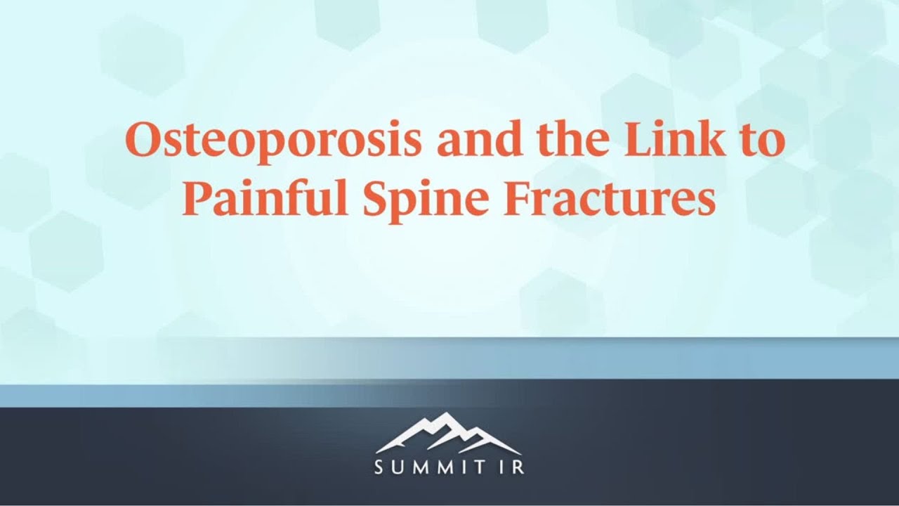 Compression Fracture of the Spine - Causes and Treatments