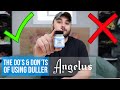 The Do's & Don'ts of Using Angelus Duller | Angelus Paint