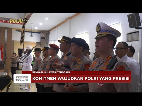 PRESISI UPDATE: POLDA SULTRA GELAR UPACARA PEMULIAAN NILAI NILAI LUHUR TRIBRATA 09/06/25 (10.00)