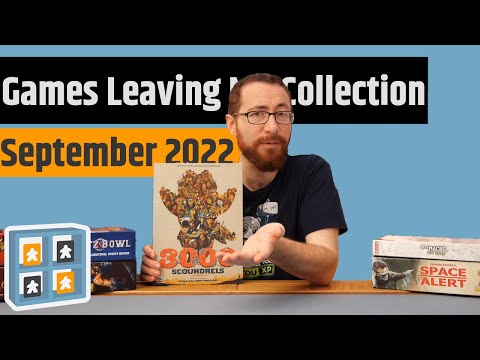 Games Leaving My Collection: September 2022 - A Few Tugs At My Heartstrings