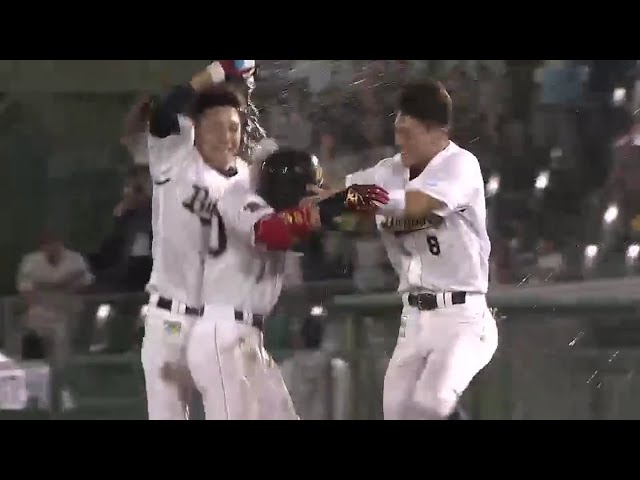 【9回裏】劇的サヨナラ!! バファローズ・小田の一打で白熱の投手戦にピリオド!! 2016/7/28 Bs-M