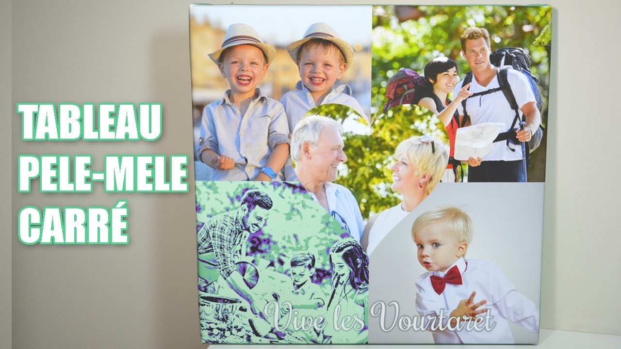 Tableau pêle-mêle personnalisé