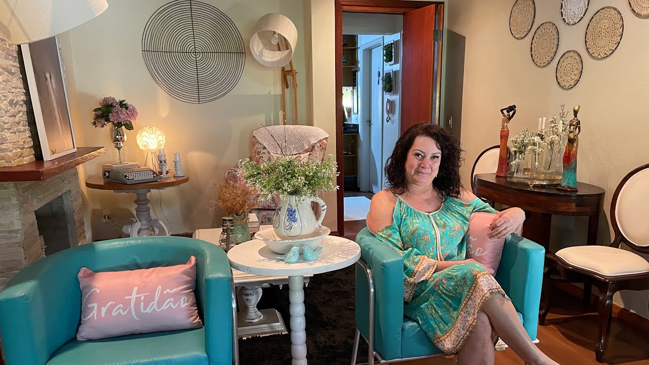 Peças de Ferro Velho, que ela transformou numa decoração luxuosa!!!