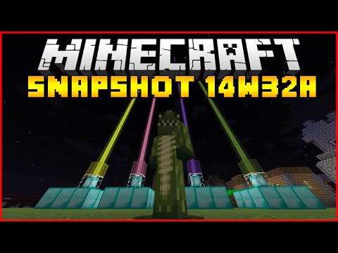 Minecraft Snapshot 14w32a - ARMOR STANDS + COLOURED BEACONS & RED SANDSTONE [NEW]