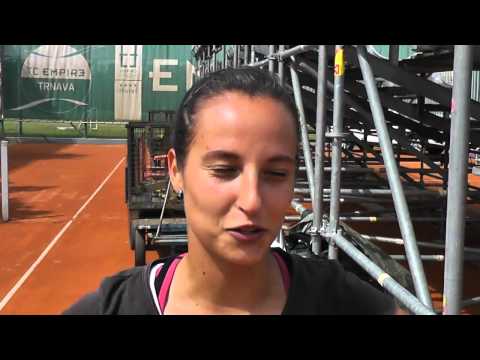 EMPIRE Slovak Open 2015: 1RQ, Lenka Juríková – Karina Morgošová 6:0, 6:2