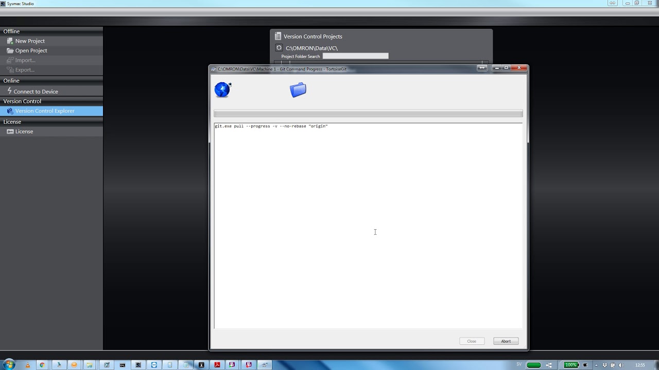 Sysmac Studio GIT Introduction: Pull Editing and Pushing