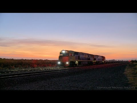 2PM6 With A Mile Of Empty Container Wagons - PoathTV Australian Trains & Railways