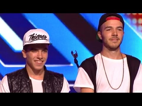 Ivo & Plamen Dobrevi - Justine Bieber's As Long As You Love Me @ X Factor Bulgaria 2014