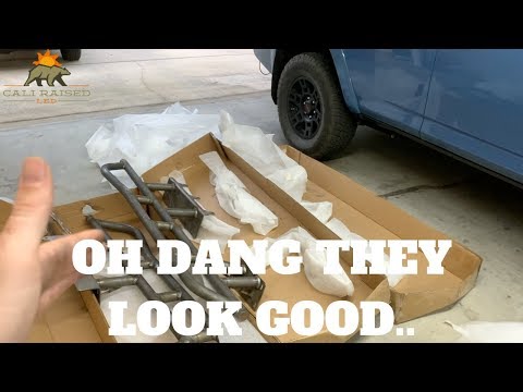 Cali Raised Rock Sliders Unboxing 5th Gen 4Runner