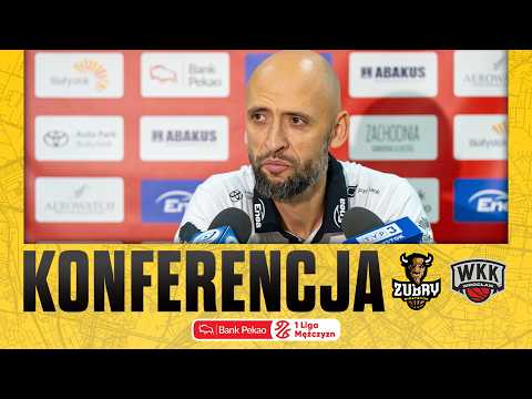 Konferencja po meczu Żubry Abakus Okna Białystok vs. WKK Active Hotel Wrocław