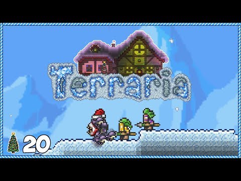 Terraria 1.3.5 Christmas Let's Play - Day 20 GOLEM, BEETLE ARMOR!