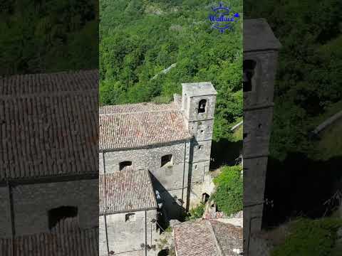The Ghost Village Nestled in the Rock - Rocchetta Alta #italy #travel #village #ghost
