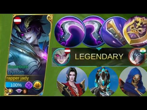 USE THIS SECRET BROKEN DYRROTH BUILD TO AUTO WIN RANK! | ONE SHOT BUILD | DYRROTH GAMEPLAY | MLBB