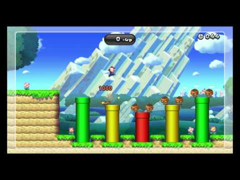 New Super Mario Bros U 1-Up Rally Challenge - The Goombrat Stomp Gold Medal